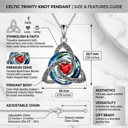 🎁Birthstone Celtic Knot Necklace for Women