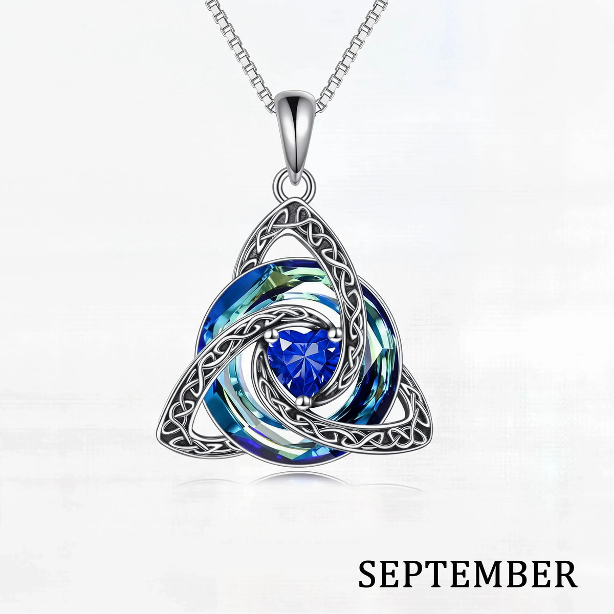 🎁Birthstone Celtic Knot Necklace for Women