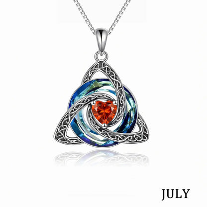 🎁Birthstone Celtic Knot Necklace for Women
