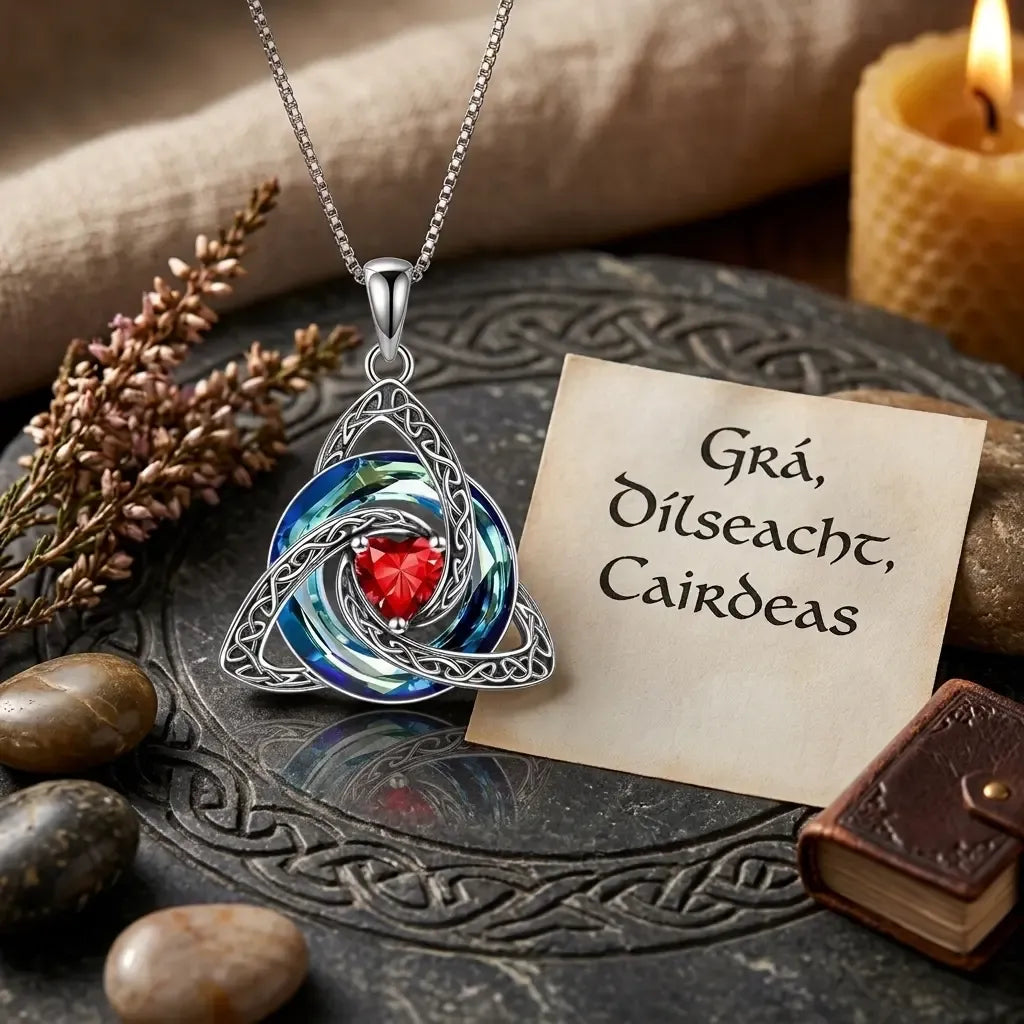 🎁Birthstone Celtic Knot Necklace for Women