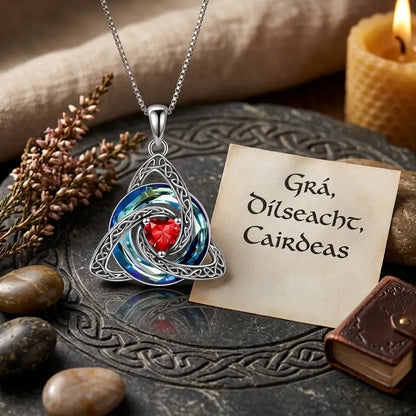 🎁Birthstone Celtic Knot Necklace for Women