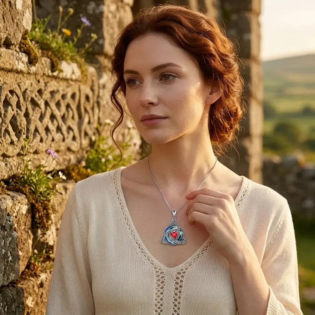 🎁Birthstone Celtic Knot Necklace for Women