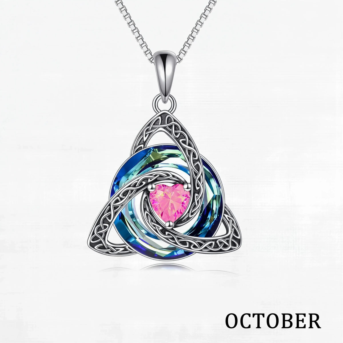 🎁Birthstone Celtic Knot Necklace for Women