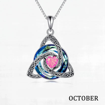 🎁Birthstone Celtic Knot Necklace for Women
