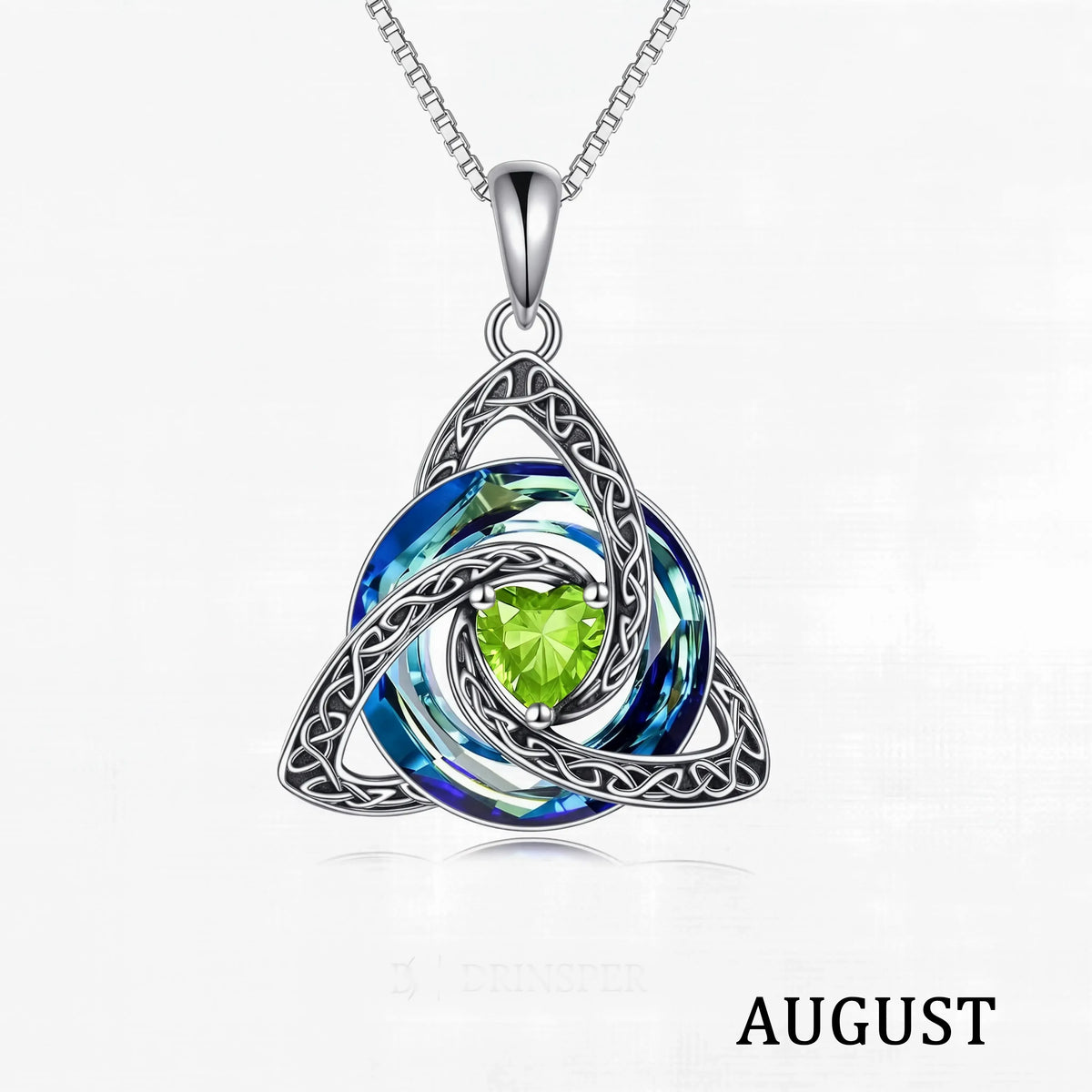 🎁Birthstone Celtic Knot Necklace for Women