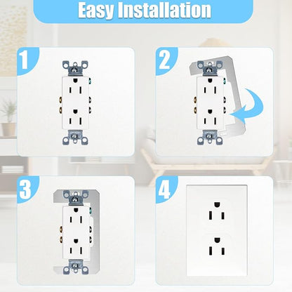 🔥Last Day 50% OFF-Wall Plate Spacers (Metal) – For Wall Outlet Repair and Securing Loose Outlets