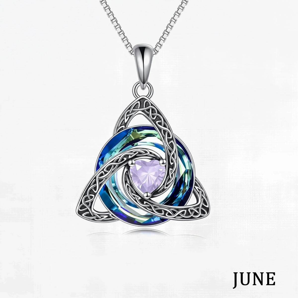 🎁Birthstone Celtic Knot Necklace for Women