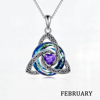 🎁Birthstone Celtic Knot Necklace for Women